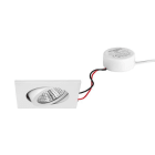 BRUMBERG - BB05 Einbaustr.set quadr. ws.gl. 230V 6W 3000K 38°