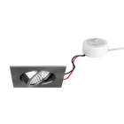 BRUMBERG - BB05 Einbaustr.set quadr. ni.m. 230V 6W 3000K 38°