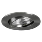 BRUMBERG - INDIWO68-R LED-Einbaustr. rund, titan m., 350mA 6W 3000K 36°