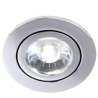 BRUMBERG - DISC Einbaustr. rund, chr. gl. 350mA 6W 3000K Linsenoptik 38°