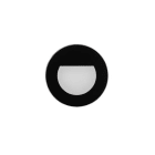 BRUMBERG - WALL KIT68-R LED-Wandeinbaul. rund, sw/Glas, 230VAC 1,5W 3000K