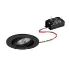 BRUMBERG - TIRREL-R Einbaustr.set rund, sw.m. 230V 6W 3000K 38°