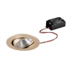 BRUMBERG - TIRREL-R Einbaustr.set rund,champ.m. 230V 6W 3000K 38°