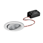 BRUMBERG - BRONNY LED-Einbaustr.set rund, ws.gl. 230V 6W 3000K 38°