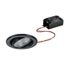 BRUMBERG - BRONNY LED-Einbaustr.set rund, sw.m. 230V 6W 3000K 38°