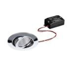 BRUMBERG - SEVEN-R LED-Einbaustr.set rund, chr.gl. 230V 7W 2700K 38°
