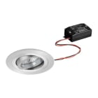 BRUMBERG - JANINA-R LED-Einbaustr.set rund, alu m. 230V 6W 3000 38°