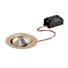 BRUMBERG - SEVEN-R LED-Einbaustr.set rund, champ.m. 230V 7W 3000K 38°