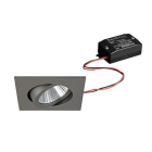 BRUMBERG - SEVEN-S LED-Einbaustr.set quadr. titan m. 230V 7W 3000K 38°