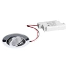 BRUMBERG - DAMITA-R LED-Einbaustr.set rund, chr.gl. 230V 6W 3000K IP65 38°