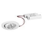 BRUMBERG - DAMITA-R LED-Einbaustr.set rund, ws.m. 230V 6W 3000K IP66 38°