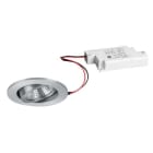 BRUMBERG - DAMITA-R LED-Einbaustr.set rund, alu m. 230V 6W 3000K IP68 38°