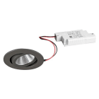 BRUMBERG - DAMITA-R LED-Einbaustr.set rund, titan m. 230V 6W 3000K IP69 38°