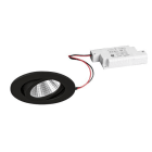 BRUMBERG - SEVEN-R LED-Einbaustr.set rund, sw.m. 230V 7W 4000K 38°