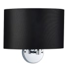 BRUMBERG - ISSORIA Wandanbaul. rund, chr./sw. 230VAC E27 max.1x60W