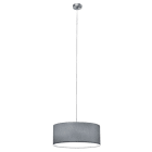 BRUMBERG - SOFT CUBE Pendell. rund, braun grau, 230VAC E27 max.3x60W 480mm