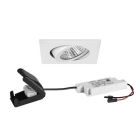 BRUMBERG - BB05 Einbaustr.set quadr. ws.gl. 230V 6W 3000K 38°