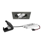 BRUMBERG - BB05 Einbaustr.set quadr. ni.m. 230V 6W 3000K 38°