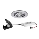 BRUMBERG - BB18 Einbaustr.set rund, alu m. 230V 6W dim2warm 38°