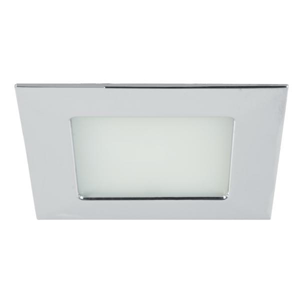 BRUMBERG - Einbaustr. rund 230VAC 7,5W 2900K IP44 chr. gl.