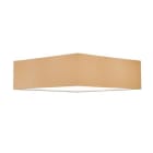 BRUMBERG - SOFT CUBE Anbaul. quadr. dkl.beige, 230V E27 max.2x60W 280x280mm