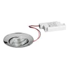 BRUMBERG - BREENA-R LED-Einbaustr.set rund, chr.gl. 230V 6W 3000K 38°