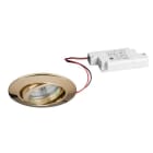 BRUMBERG - BREENA-R LED-Einbaustr.set rund, gold gl. 230V 6W 3000K 38°