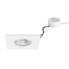 BRUMBERG - BB21 Einbdownl.set quadr. str.ws. 230V 7W 3000K IP65 36°