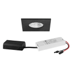 BRUMBERG - BB21 Einbdownl.set quadr. str.sw. 230V 7W 3000K DALI IP65 36°
