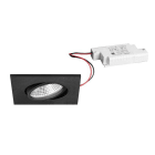 BRUMBERG - BB25 Einbaustr.set quadr. str.sw. 230V 7W 3000K IP67 36°