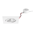 BRUMBERG - BB25 Einbdownl.set quadr. str.ws. 230V 7W 3000K IP65 36°