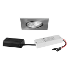 BRUMBERG - BB25 Einbaustr.set quadr. ni.m. 230V 7W 3000K DALI IP65 36°
