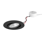 BRUMBERG - BB23 Einbaustr.set rund, str.sw. 230V 7W 3000K IP65 36°