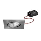 BRUMBERG - BB25 Einbaustr.set quadr. ni.m. 230V 7W 3000K IP65 36°