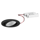 BRUMBERG - KERBY-R LED-Einbaustr.set rund, sw.m. 230V 12W 4000K 38°