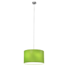 BRUMBERG - SOFT CUBE Pendell. rund, ni.m./ apfelgr. 230VAC E27 max.1x60W 280mm