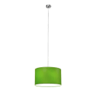 BRUMBERG - SOFT CUBE Pendell. rund, ni.m./ haselnuss, 230VAC E27 max.1x60W 380mm