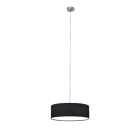 BRUMBERG - SOFT CUBE Pendell. rund, ni.m./sw. 230VAC E27 max.5x60W 580mm