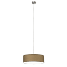 BRUMBERG - SOFT CUBE Pendell. rund, ni.m./br.gr. 230VAC E27 max.5x60W 580mm