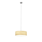 BRUMBERG - SOFT CUBE Pendell. rund, ni.m./ hellbeige, 230VAC E27 max.5x60W 580mm
