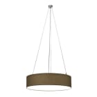 BRUMBERG - SOFT CUBE Pendell. rund, chr./br.gr. 230VAC E27 max.5x60W 780mm
