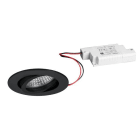 BRUMBERG - TIRREL-R LED-Einbaustr.set rund, sw.m. 230V 6W 3000K 38°