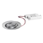 BRUMBERG - TIRREL-R LED-Einbaustr.set rund, alu m. 230V 6W 3000K 38°