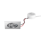 BRUMBERG - TIRREL-S LED-Einbaustr.set quadr. alu m. 230V 6W 3000K 38°