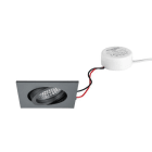 BRUMBERG - TIRREL-S LED-Einbaustr.set quadr. titan m. 230V 6W 3000K 38°