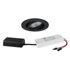 BRUMBERG - TIRREL-R LED-Einbaustr.set rund, sw.m. 230V 6W 3000K DALI 38°