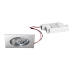 BRUMBERG - TIRREL-S LED-Einbaustr.set quadr. alu m. 230V 6W 3000K 38°