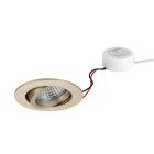 BRUMBERG - TIRREL-R LED-Einbaustr.set rund, champ.m. 230V 6W 3000K 38°