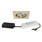 BRUMBERG - TIRREL-S LED-Einbaustr.set quadr. champ.m. 230V 6W 3000K DALI 38°