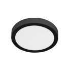 BRUMBERG - FLAT37 LED-Anbaupanel rund, sw m., 230V 24W 3000K 110°